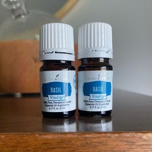 Young living basil essential oils